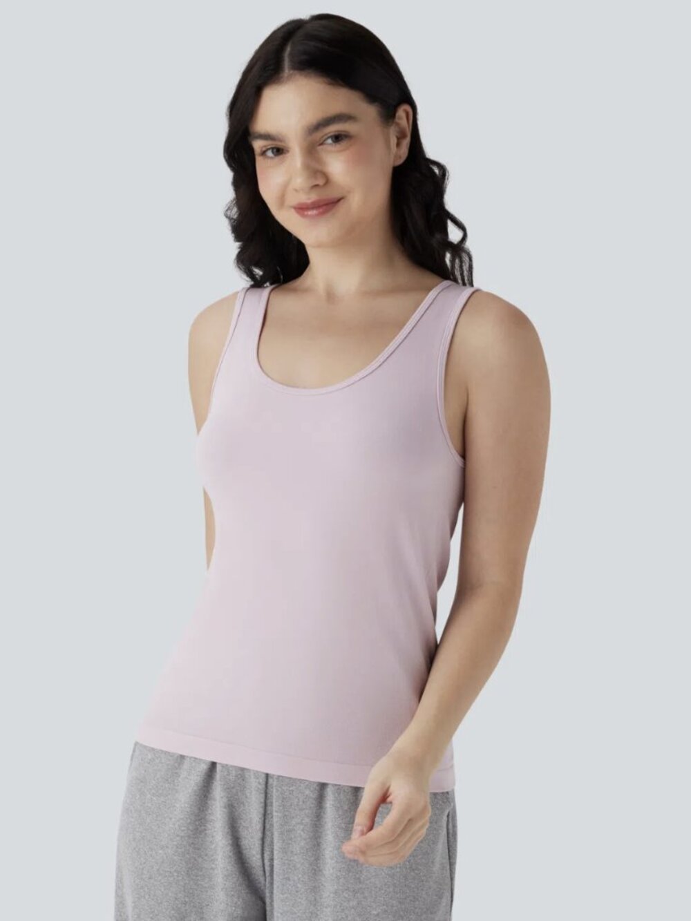 Halara OneForm Seamless Flow U Back Lounge Tank Top, XS